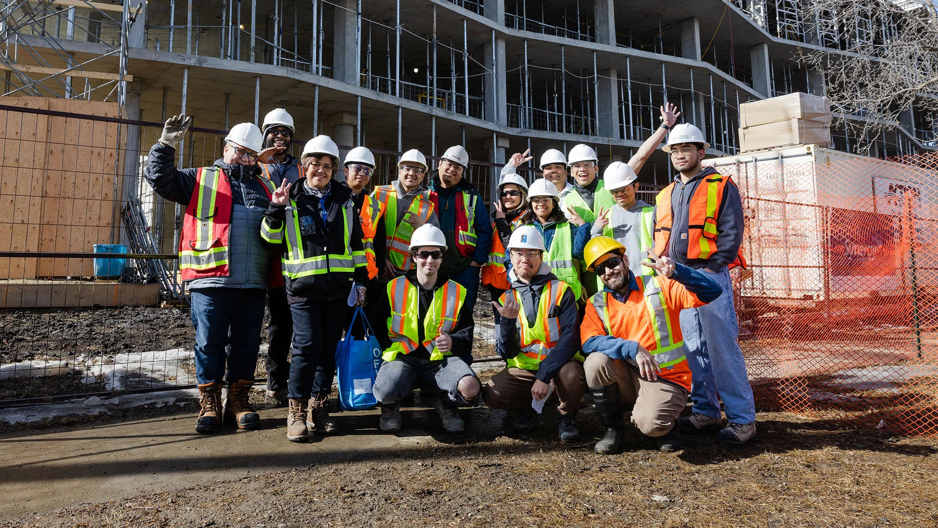 Worth It Walls construction crew on site
